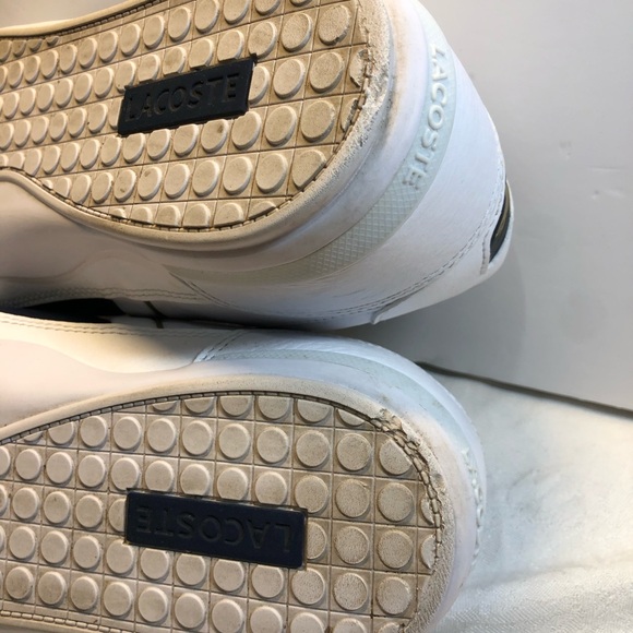Lacoste Chaymon Sneaker Size 11 Men’s White/Navy/Gold - Picture 4 of 16